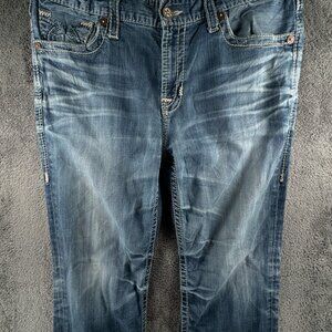 Big Star Denim Blue Jeans Men Urban Unton Straight Cut Vintage Collection 38R